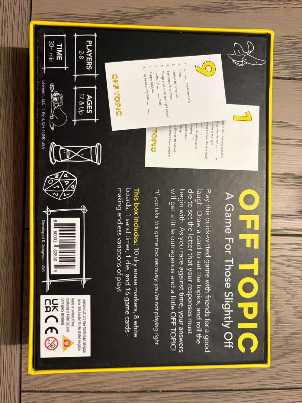 Off Topic Party Game - Picture 2 of 2